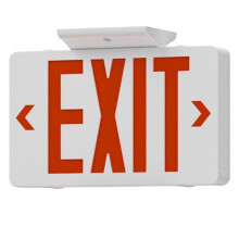 Red Exit Sign with Emergency Light,LED Exit Light with Battery Backup, UL Listed,Commercial Emergency Lights Combo 1Pack
