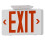 Red Exit Sign with Emergency Light,LED Exit Light with Battery Backup, UL Listed,Commercial Emergency Lights Combo 1Pack 1