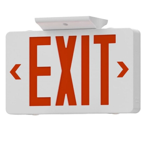 Red Exit Sign with Emergency Light,LED Exit Light with Battery Backup, UL Listed,Commercial Emergency Lights Combo 1Pack