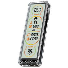 Gabinete para SSD M.2 de 10Gbps com Display Inteligente Embutido, Caixa Externa para SSD USB 3.2 Gen2 Tipo-C, para NVMe e M/B e Chave M