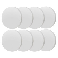Posavasos de Tierra de Diatomeas Absorbentes, Set de 8, Absorción Rápida de Agua en Segundos, Antideslizantes y con Aislamiento Térmico, Redondos