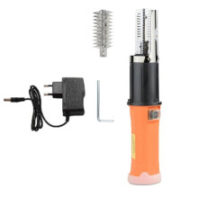 Cordless Electric Fish Scaler Tools,Built-in 12v Rechargeable Battery,2 Cutter Heads,IPX7 Waterproof EU Plug