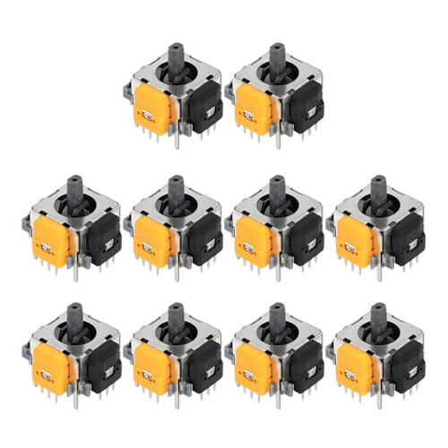 10PCS Hall Electromagnetic Joysticks Replacement Module for  360 Controller Gamepad Repair Parts Accessories