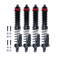 RED SPIDER 4Pcs 170mm Oil Filled Shock Absorbers for 1/8 HPI Savage XL RC for Truck Black