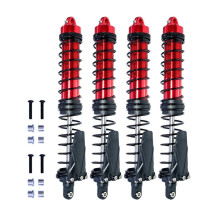 RED SPIDER 4Pcs 170mm Oil Filled Shock Absorbers for 1/8 HPI Savage XL RC for Truck Red