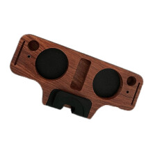Houten Tamper-Stationhouder met Antislip Aandrukmat voor 51/53/58mm Portafilter Koffie Tamper Organizer B