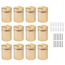 12pcs of Bracket Screws,Wall Sign Mounting Hardware, Advertising Glass Bracket Nails,for Hanging Acrylic Photo Frames. B