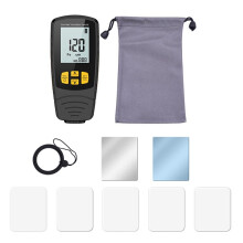 Medidor Digital de Espessura de Revestimento Detecção Precisa de Fe/NFe com Tela LCD Retroiluminada para Reparos de Carroceria de Automóveis