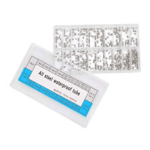 Watch Tool Kit with 500pcs Case Tubes Set, 20 Sizes Metal Replacement Parts for Professional Repair
