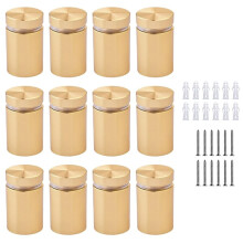 12pcs of Bracket Screws,Wall Sign Mounting Hardware, Advertising Glass Bracket Nails,for Hanging Acrylic Photo Frames. A