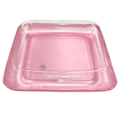 Inflatable Pool Bar: Outdoor Serving Bar with Drain Plug, Ice Table Drink Cooler for Parties