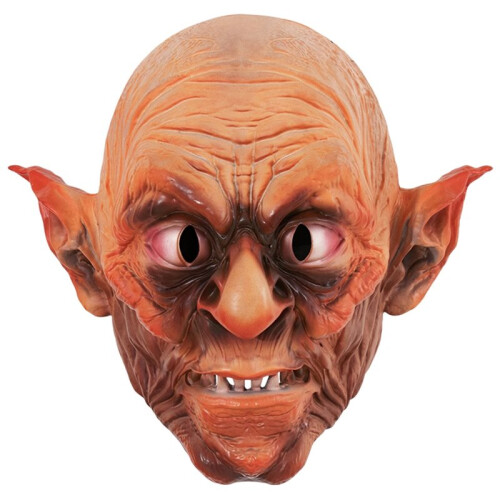 Masque de Créature Vampire Effrayant - Coiffe de Goule Réaliste pour Accessoire de Costume D'Halloween A