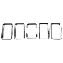6 Stuks Frontgrille-Mesh-Inzetstukken Afdekking Grillebeschermer Trim Kit voor  Jimny 19-2024 Auto Exterieur Accessoires Zilver