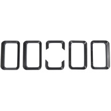 6 Piezas de Inserciones de Malla para Parrilla Delantera, Kit de Moldura Protectora para Parrilla para Jimny 19-2024, Accesorios Exteriores