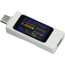 Type-C Digital Display Voltmeter Ammeter Tester Voltage Current Meter Power Bank Phone Charger Tester 4-30V 0-6.5A