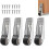 Vertical Track Roller Wheel,Gate Caster Wheels Replacement,Rolling Swivel Casters for Barn Sliding Door,Cabinet,Drawer 1