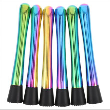 6pcs Stainless Steel Muddler: Fruit Smasher, Cocktail Drink Muddler, Bartender Accessories for Home Kitchen Bar Tools