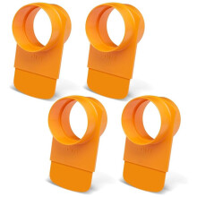4 Pièce 70295 4 Pouces Vanne de Décharge Intégrée Résistante Aux Obstructions, en Plastique ABS Conique Anti-Écart pour Systèmes de Collecte de