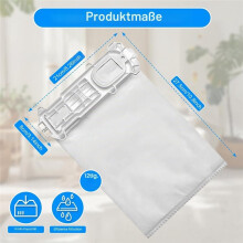 8PCS Replacement Dust Bag for VK135 /VK136/VK369 Wet Dry Vacuum Cleaner Accessories Dust Bags