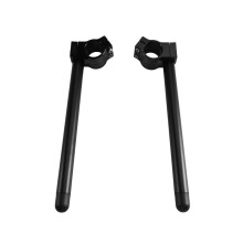 Motorfiets Clip op Stuur Set Verstelbare 35mm Clip-Ons Stangen voor Cafe Racer Sportfiets Zwart