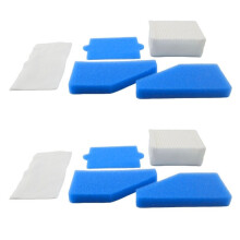 2 Piece Filter Set Complete 5-Piece Suitable for Thomas Aqua+ Series Vacuum Cleaners, Alternative for Thomas Filter Set