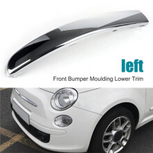 Chrome Silver Front Bumper Moulding Lower Trim Cover for 500 2007-2015 735455057 735455056