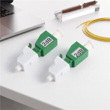 2 Pz Attenuatore In Fibra LC/APC Attenuatore Ottico LC/APC Adattatore Flangia Femmina A Maschio Attenuatore In Fibra Ottica FTTH 2dB