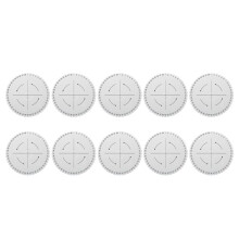 10pcs Disk, Braiding Tool for DIY Jewelry Foam Braiding Disc with Slots for Friendship Bracelets, Beaded Jewelry