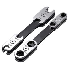 Llave Torx Hex Universal 8 en 1 Llave de Ciruela Llave de Reparación Automotriz Llave Ajustable Herramienta Mecánica Rotativa 360