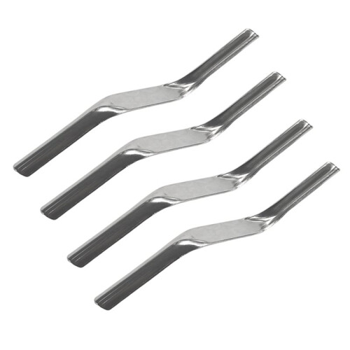 4 Pack Brick Jointer Tool, 1/2" X 5/8" Steel Brick Jointer for Masonry, Dual End Mortar Tool for Repointing