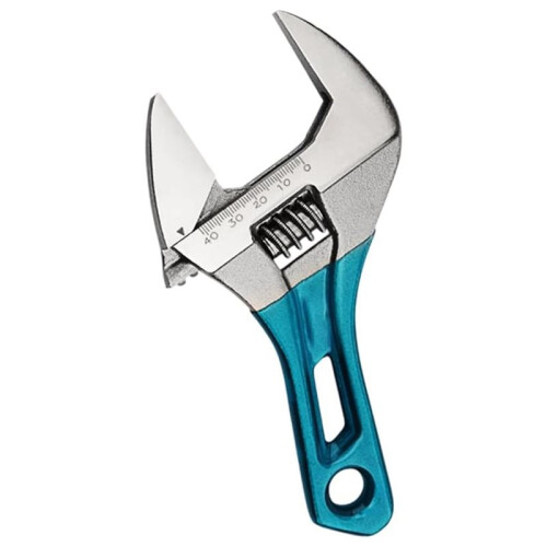 8 Inch Short Handle Adjustable Wrench Portable  Large Opening Monkey Spanner Household Wrench Tools