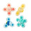 (Octopus)Infant Plastic Rotating Rattle Toy With Crab Octopus For Handeye Coordination 2