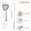 Chicken Net Catcher Foldable  & Leg Hook Replaceable Adjustable Thickened Pole Humanely Captures for Chicken,Fish 8