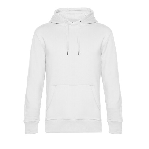 (S, White) B&C Mens King Hoodie