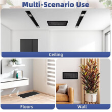 Griglia di Ventilazione, Schermo Magnetico per Prese D'Aria da 5" X 11" con Fissaggio Magnetico, Montabile su Pavimento, Parete o Soffitto, Blocca La