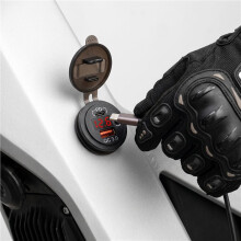 Prise de Chargeur USB Double pour Moto 5V 2.1A, Prise de Courant Étanche, Port USB LED pour Motos et Voitures