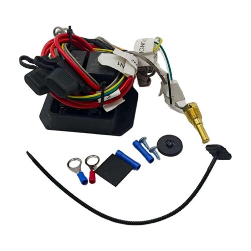 Kit di Sensore Termico Digitale 1/4" con Cablaggio per Interruttore Ventola per  Cherokee  per Chevy per  Mustang 1
