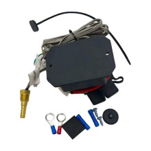303710979690 1/4" Thermosensor-Kit Digitaler Lüfter-Schalter Kabelbaum für Cherokee für Chevy für Mustang