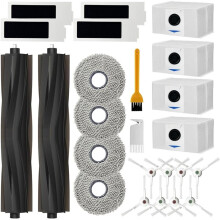 Replacement Parts for T20 Omni Robot,Includes Main Brushes, HEPA Filter, Mop Pad, Dust Bag and Side Brushes