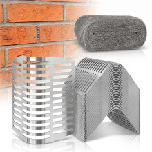40PCS Weep Hole Covers for Brick Walls Spring Stainless Steel Weep Hole Covers, Brick Weep Hole Screens, Brick Weep Hole