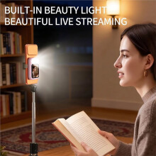 Magnetic Selfie Light 2 Color Temps Wireless Vlog Selfie Monitor Screen Multi Purpose Phone Selfies Screen for Vlog Live
