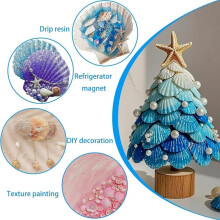 16 PIEZAS Conchas Marinas Conchas de Vieira Naturales Blancas para Manualidades DIY, Manualidades, Pintura, Repostería, Decoración del Hogar (10-12