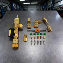 1set HVAC Quick Removal and Replacement Tool for A/C Valve Cores A/C Repair Wrench Removal Installation Tool Kit