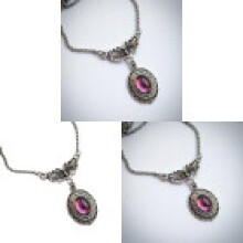Bat Pendant Vampire Necklace With Alloy And Glass Elements For Women Summer