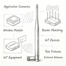 2PCS LoRa 868MHz 915MHz Antenna 5DBi SMA to U.FL Connector Cable 10CM for Meshtastic LoRaWan Board 868MHZ