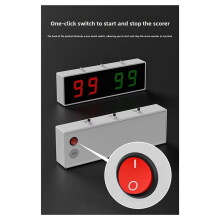 Portable Billiards Electronic Scoreboard Billiards Scorer with Rechargeable 45-Hour Battery Life