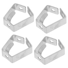 Adjustable Picture Hanging Wire Hooks 4pcs with Steel Interlocking Hanging Buckle and Flush Mount Brackets