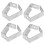 Adjustable Picture Hanging Wire Hooks 4pcs with Steel Interlocking Hanging Buckle and Flush Mount Brackets 1