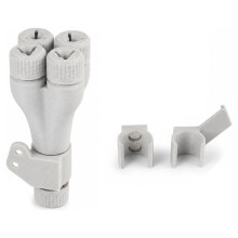Für X1C P1S P1P 3D-Drucker 4-in-1 PTFE-Rohradapter Filamentrohr-Erweiterungsport AMS Connect 4 Zuführmodule