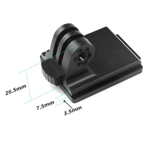 Helmet Base Mount Adapter Fixed Mount for CS NVG Bracket for  Hero 13 12 Camera Accessory